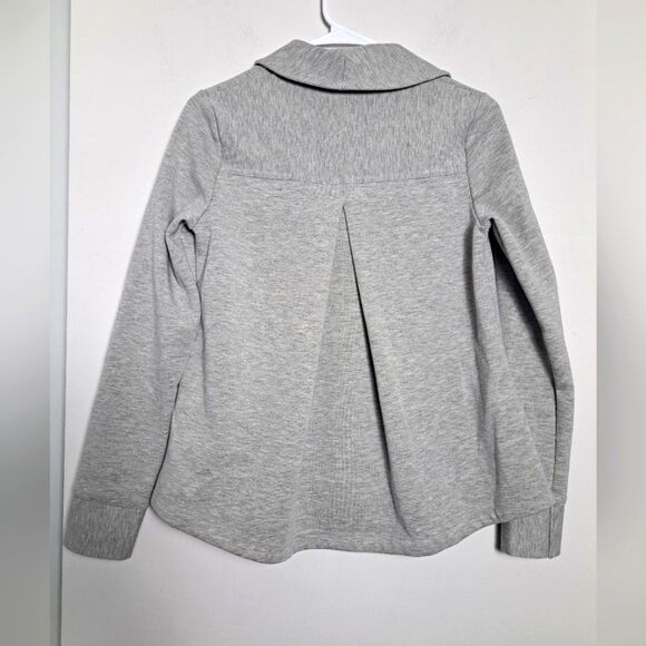 Anthropologie Sunday gray full zip coastal lagenlook jacket sz Xs - Picture 3 of 3